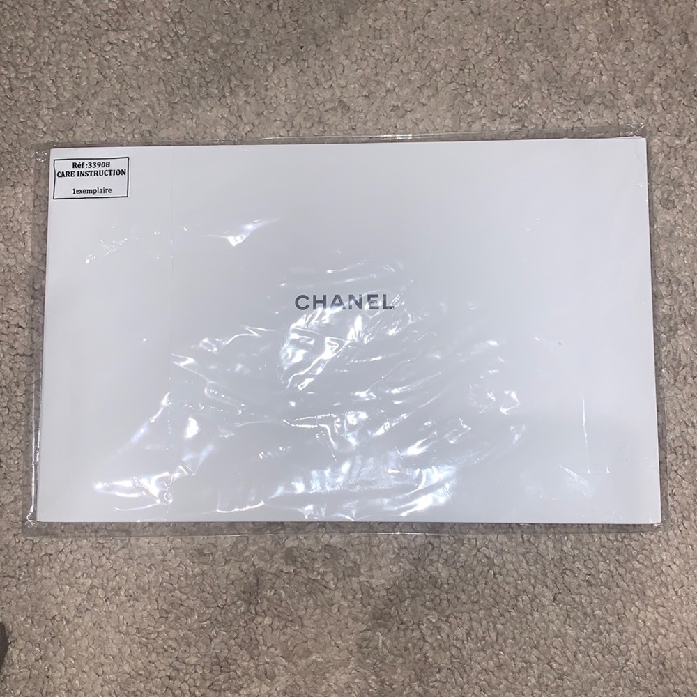 Chanel care instruction book